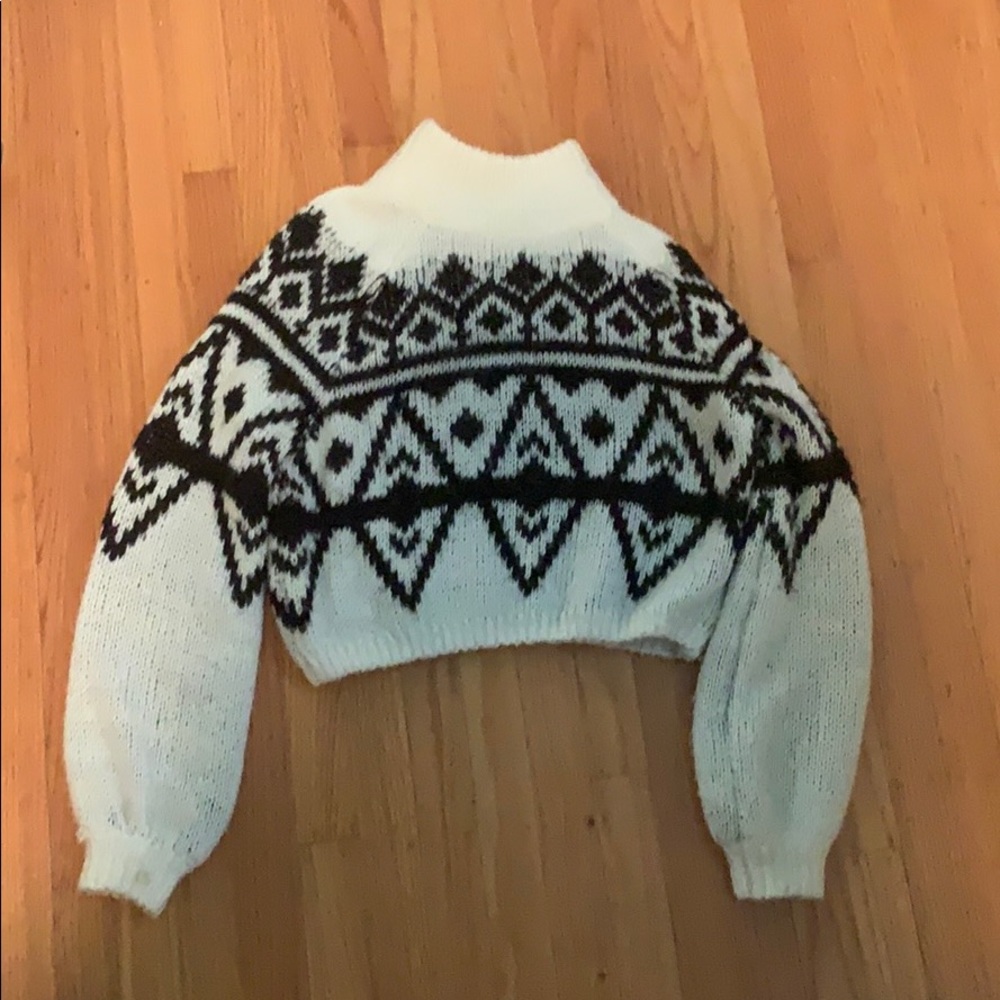 hollister chunky knit sweater size xs
